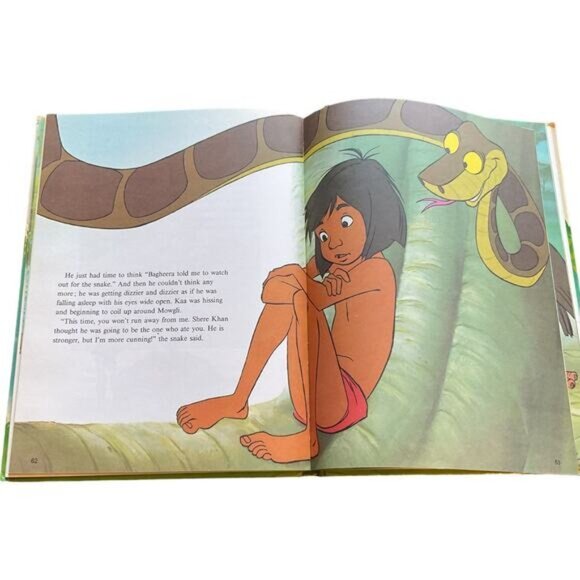 Walt Disneys Jungle Book Hardcover Edition 1986 Gallery Books Classic Series - Picture 8 of 9